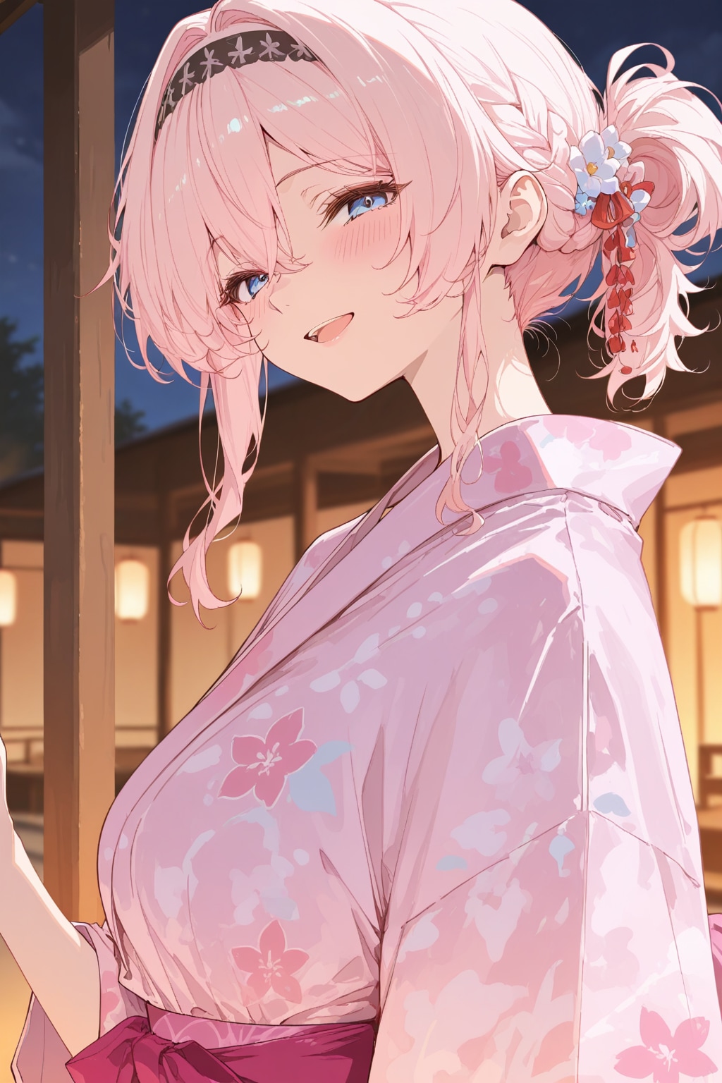 ポニテ浴衣