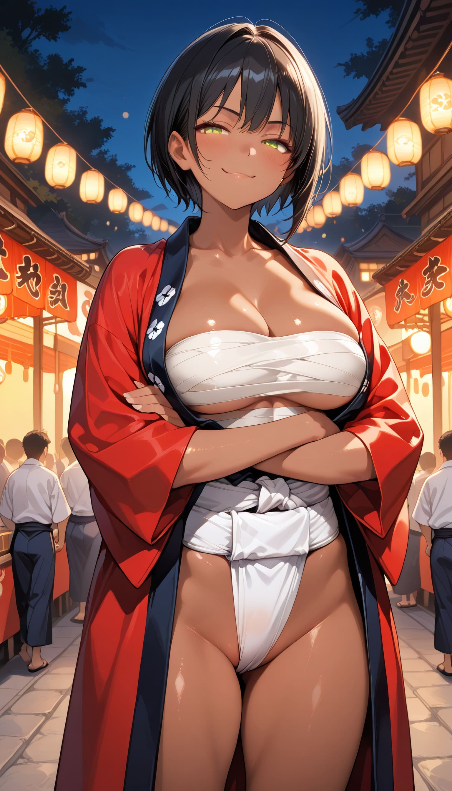 仁王立ち