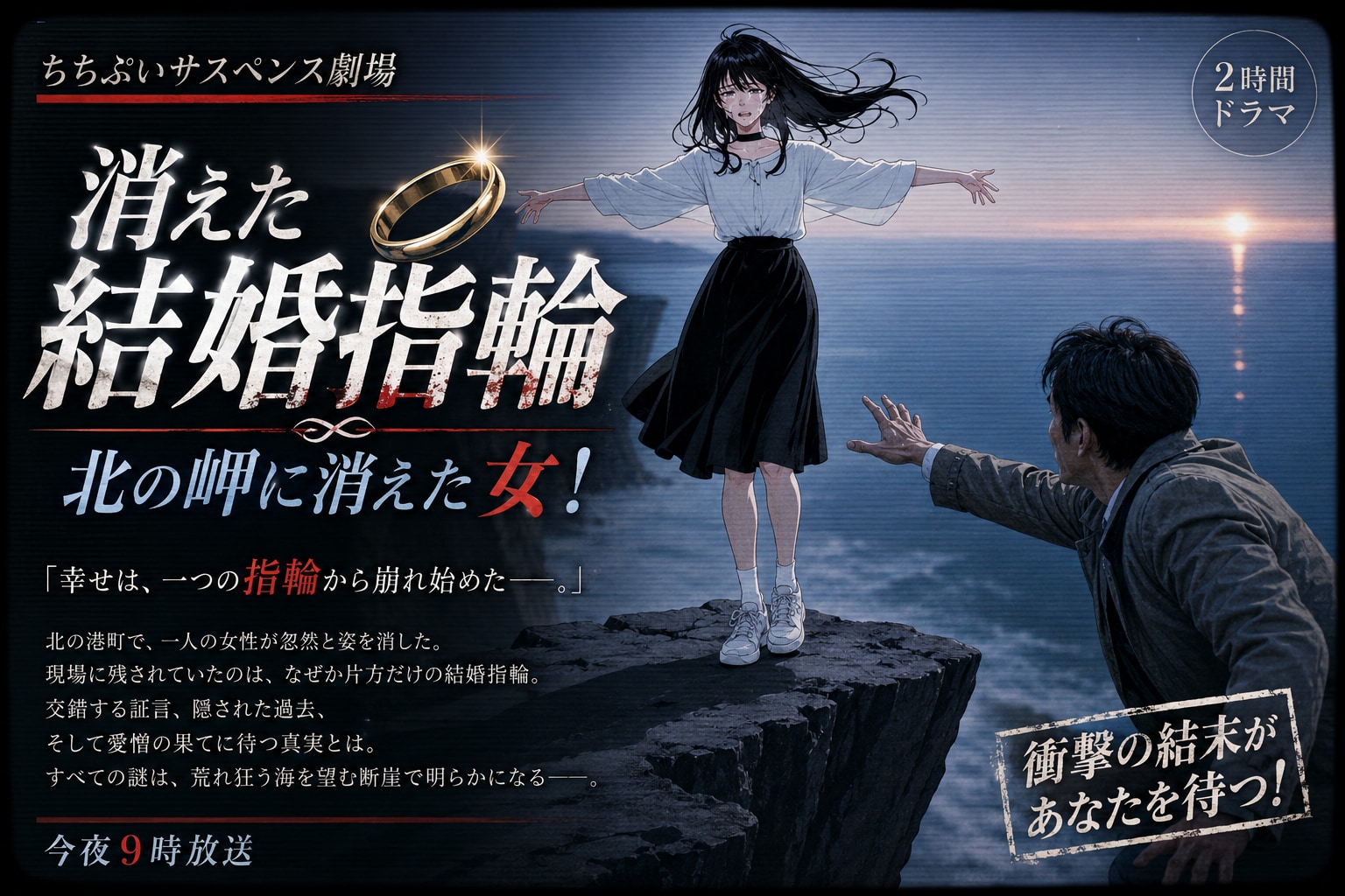 ちちぷいサスペンス劇場　消えた結婚指輪　北の岬に消えた女！