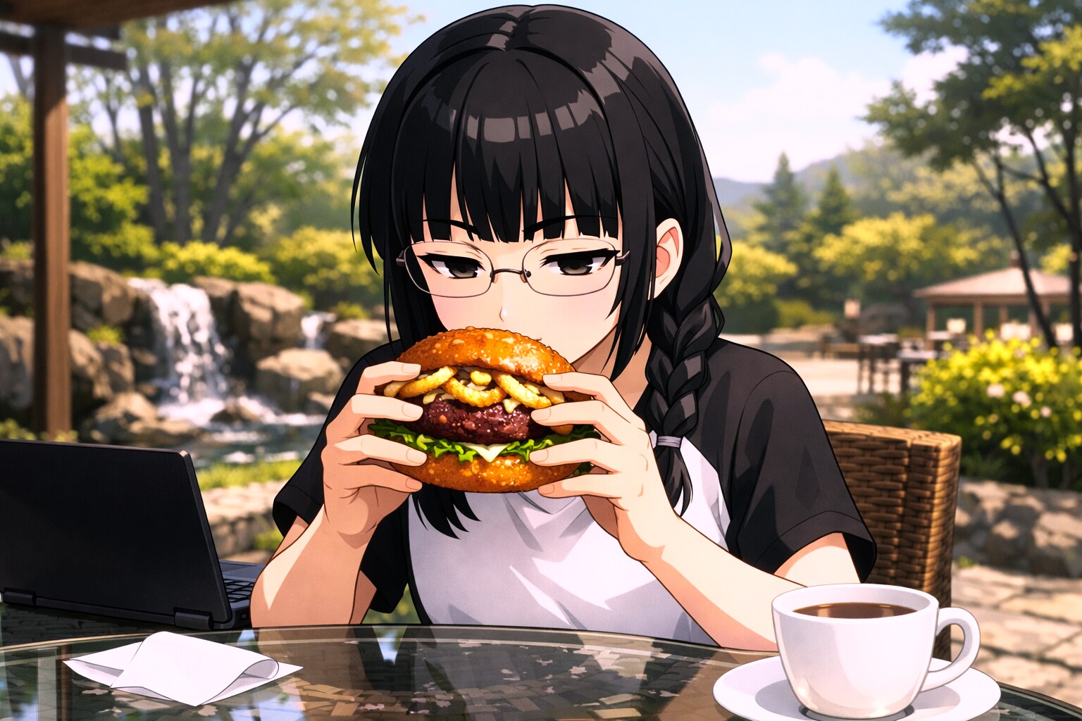 ハンバーガーおいしい