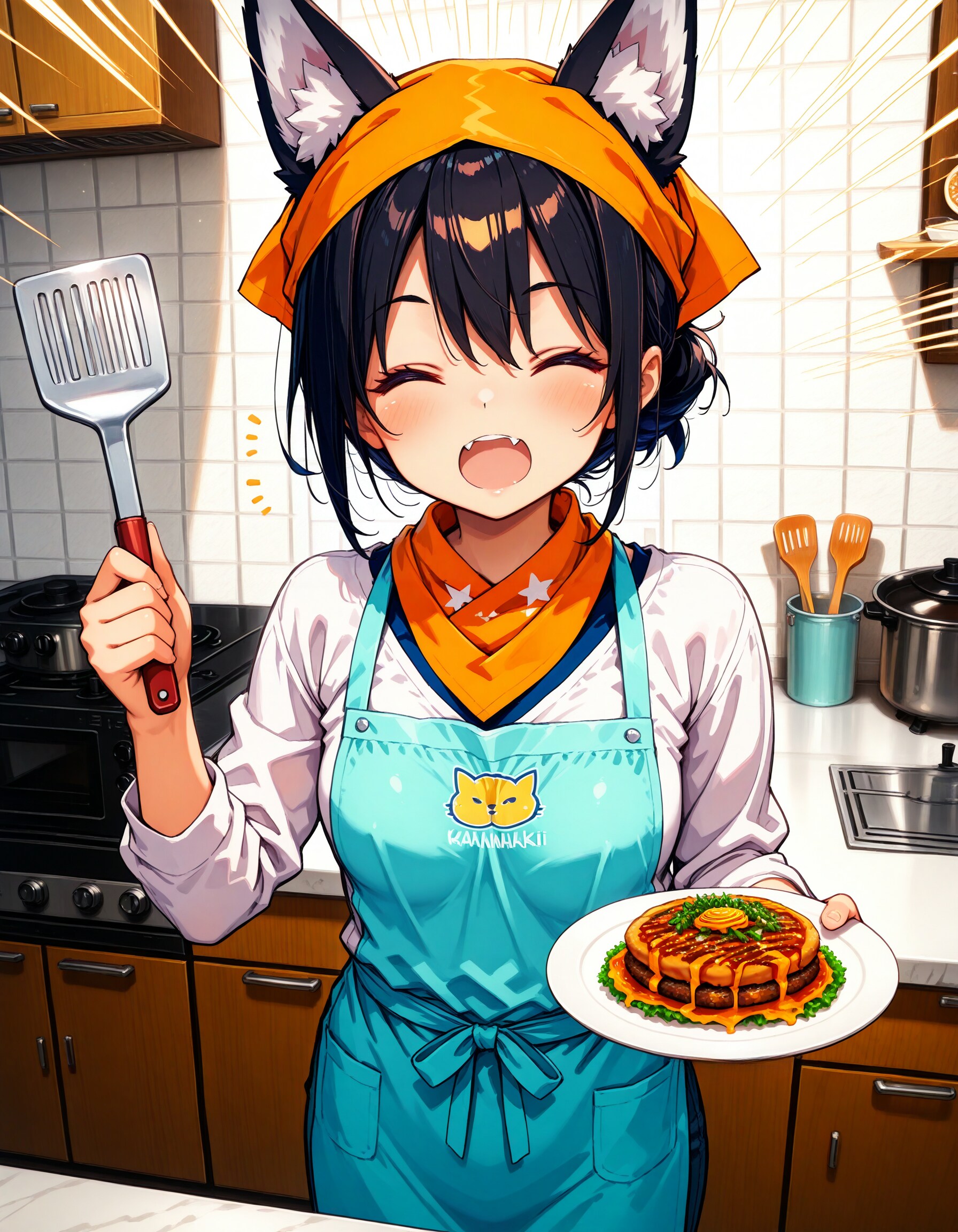 お好み焼きできたよー！