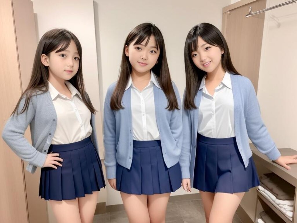 カーディガン娘たち