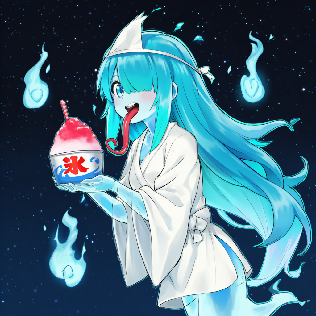 私にもかき氷ちょうだ〜い