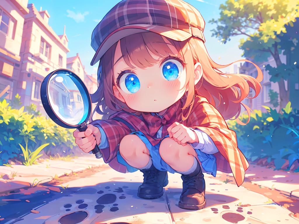 この足跡は…