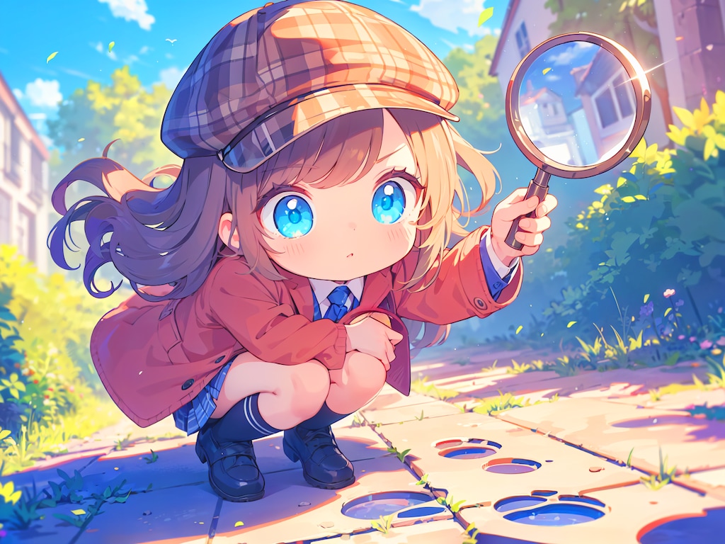 この足跡は…