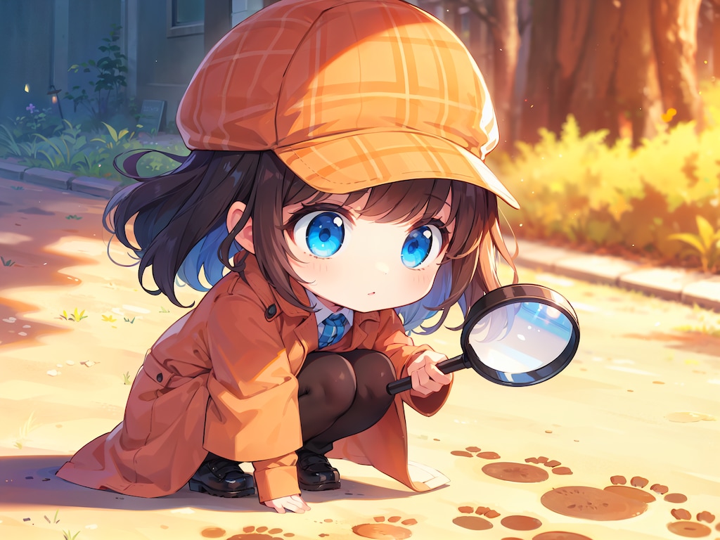 この足跡は…