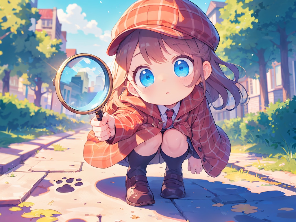 この足跡は…