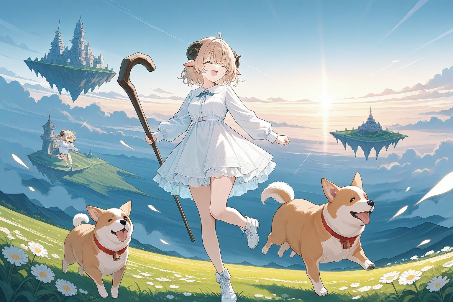 ぽわぽわシープちゃん UNICORN | の人気AIイラスト・グラビア
