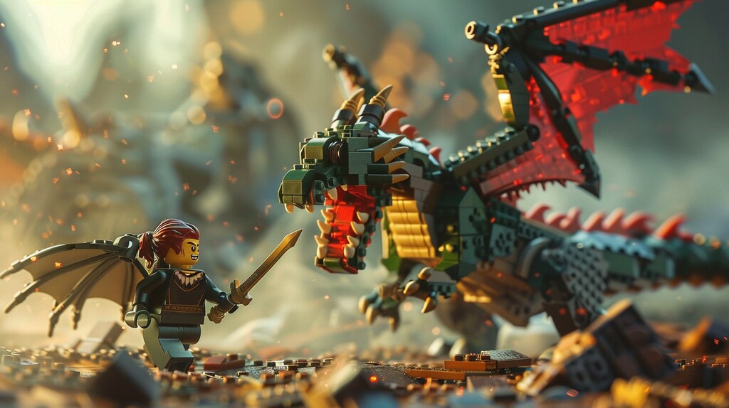ドラゴン真昼の決闘（LEGO的）