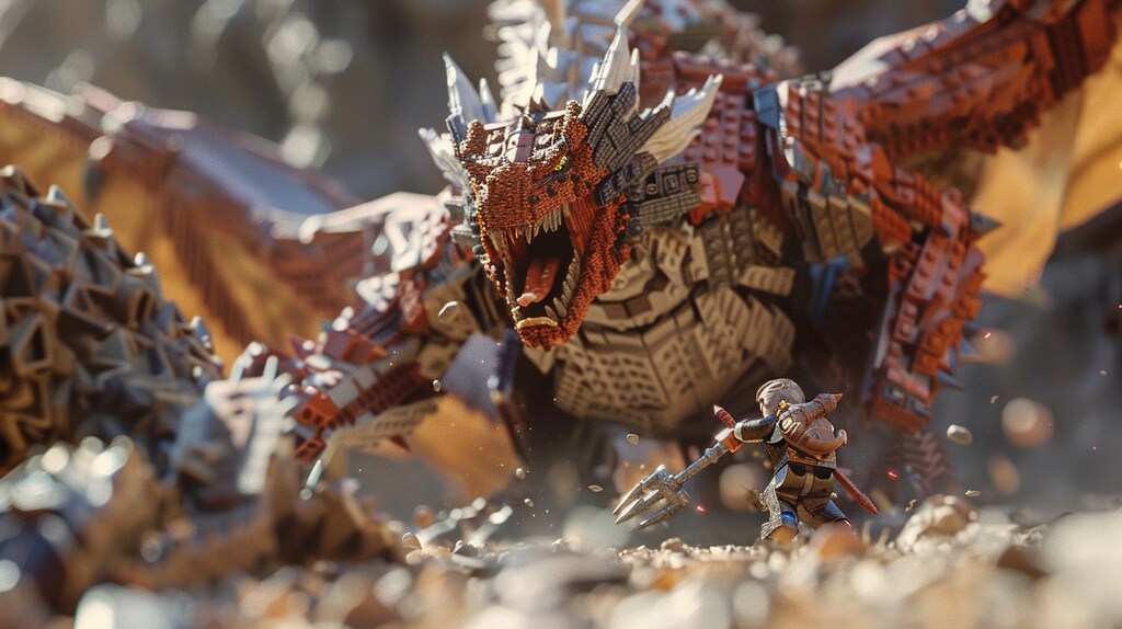 ドラゴン真昼の決闘（LEGO的）