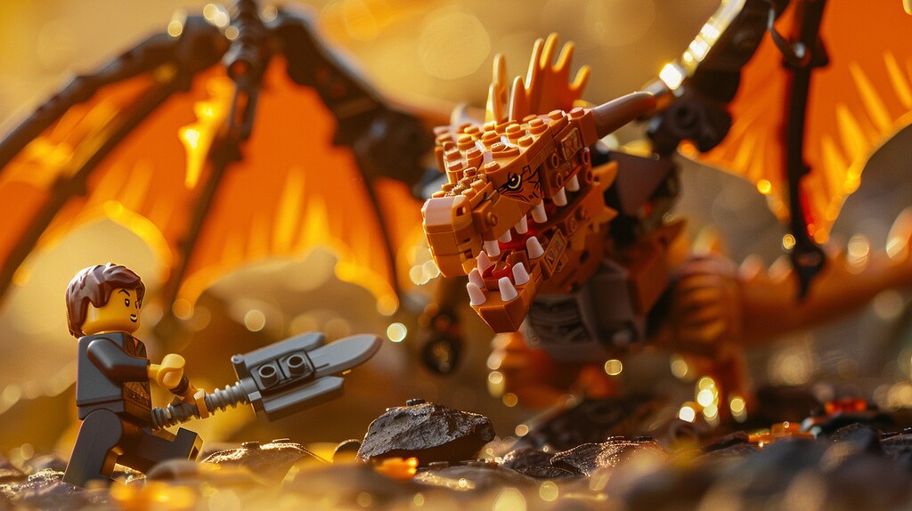 ドラゴン真昼の決闘（LEGO的）