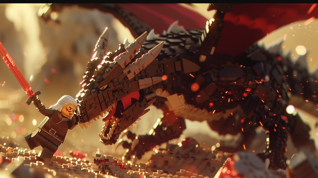 ドラゴン真昼の決闘（LEGO的）