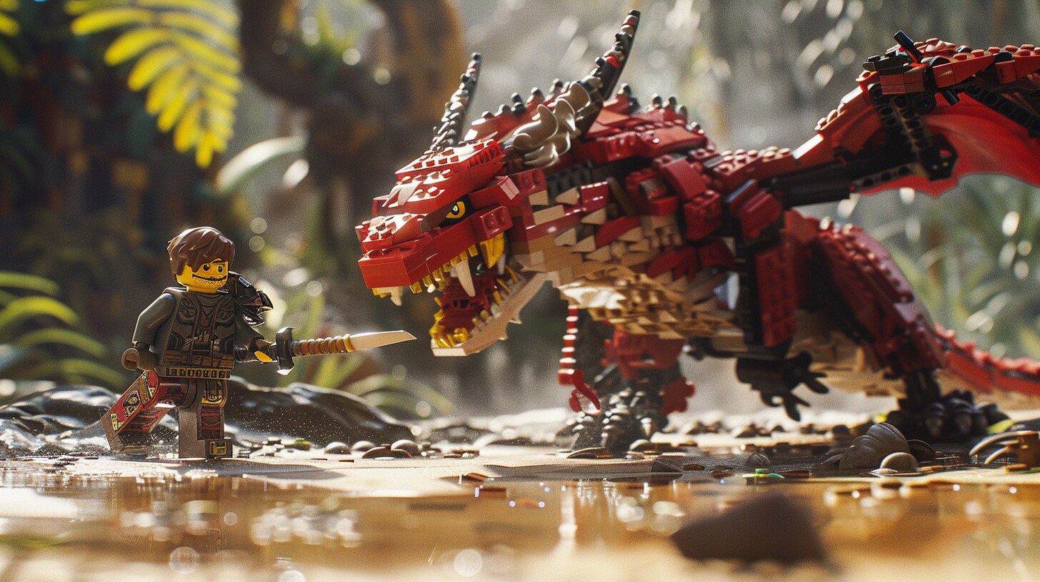 ドラゴン真昼の決闘（LEGO的）