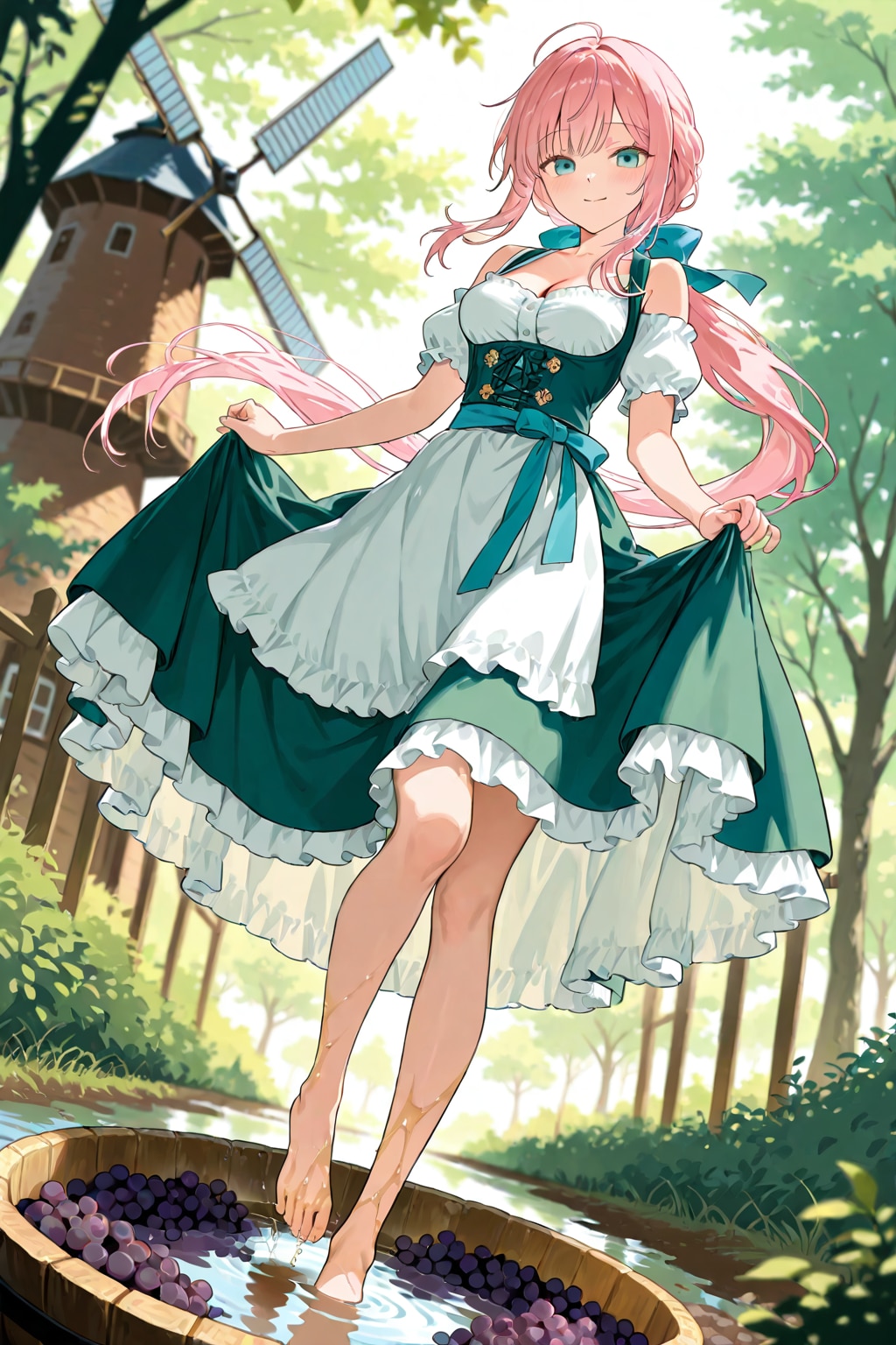 ぶどう踏み | の人気AIイラスト・グラビア