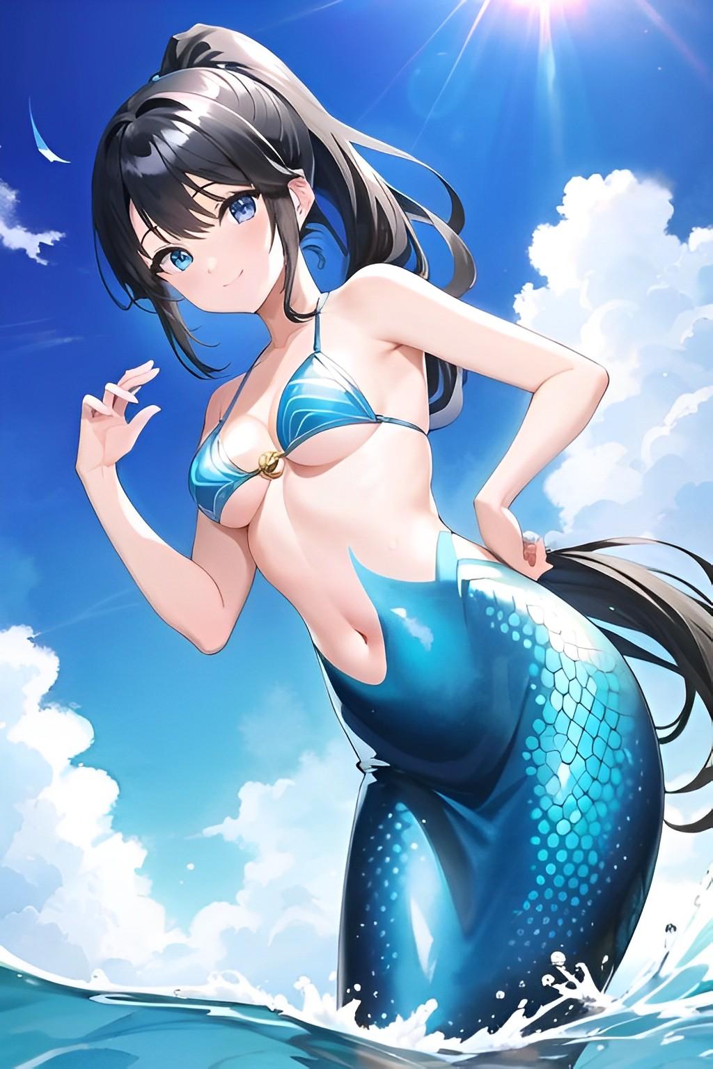 「ちょっと遠くまで、泳いでみる？」