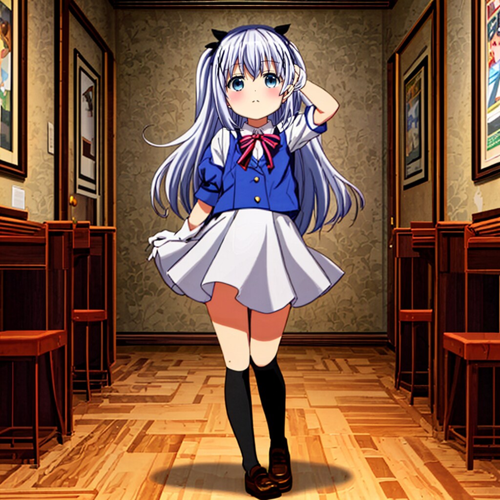 小さな天使の微笑み - 'ご注文はうさぎですか?'の絶世の美少女「香風智乃」