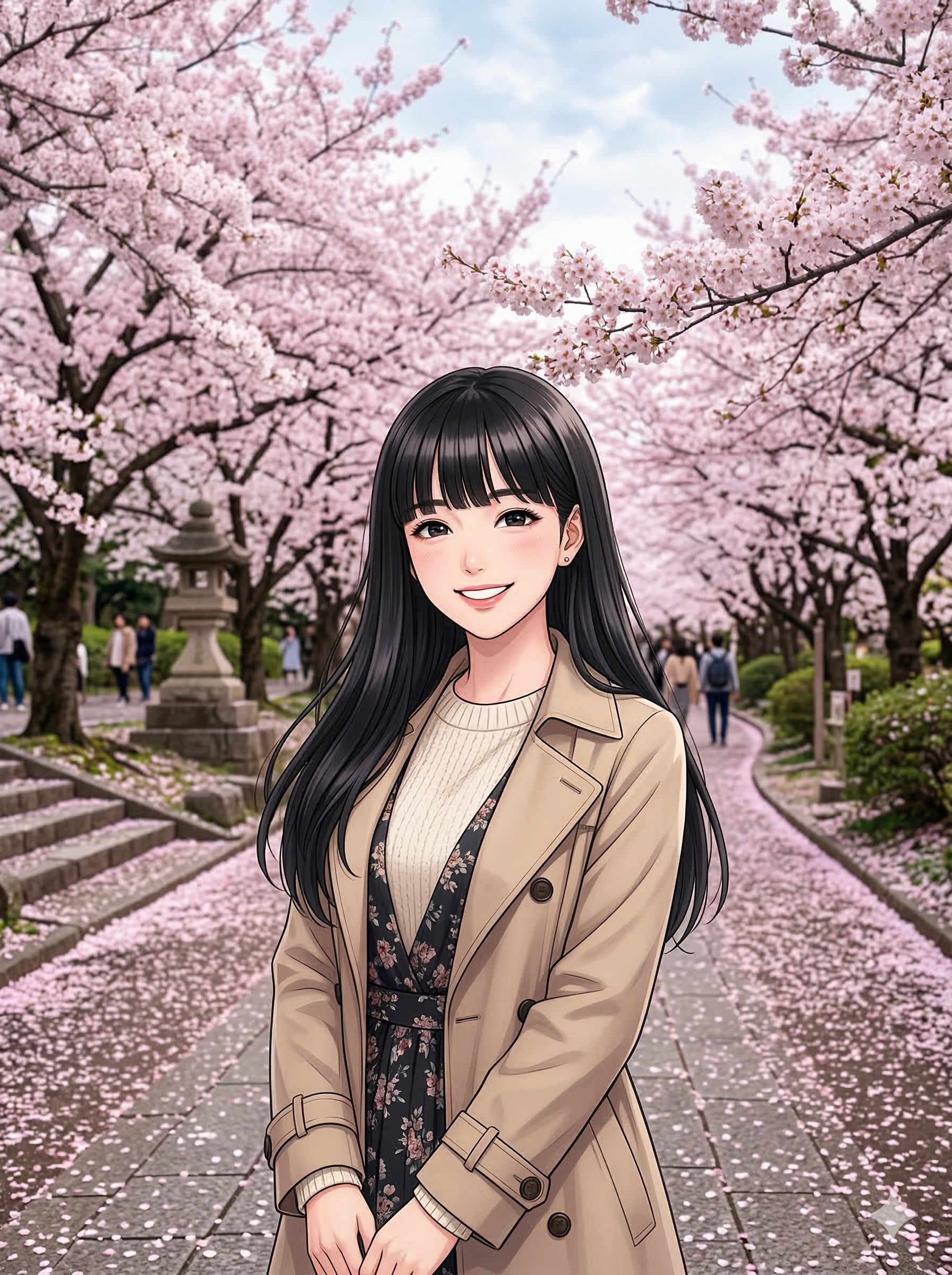 黒髪の女性