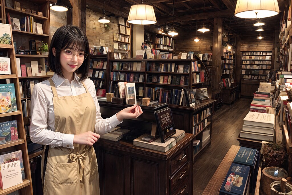 本屋のおねーさん