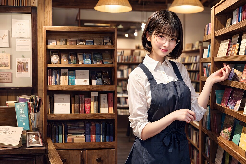 本屋のおねーさん