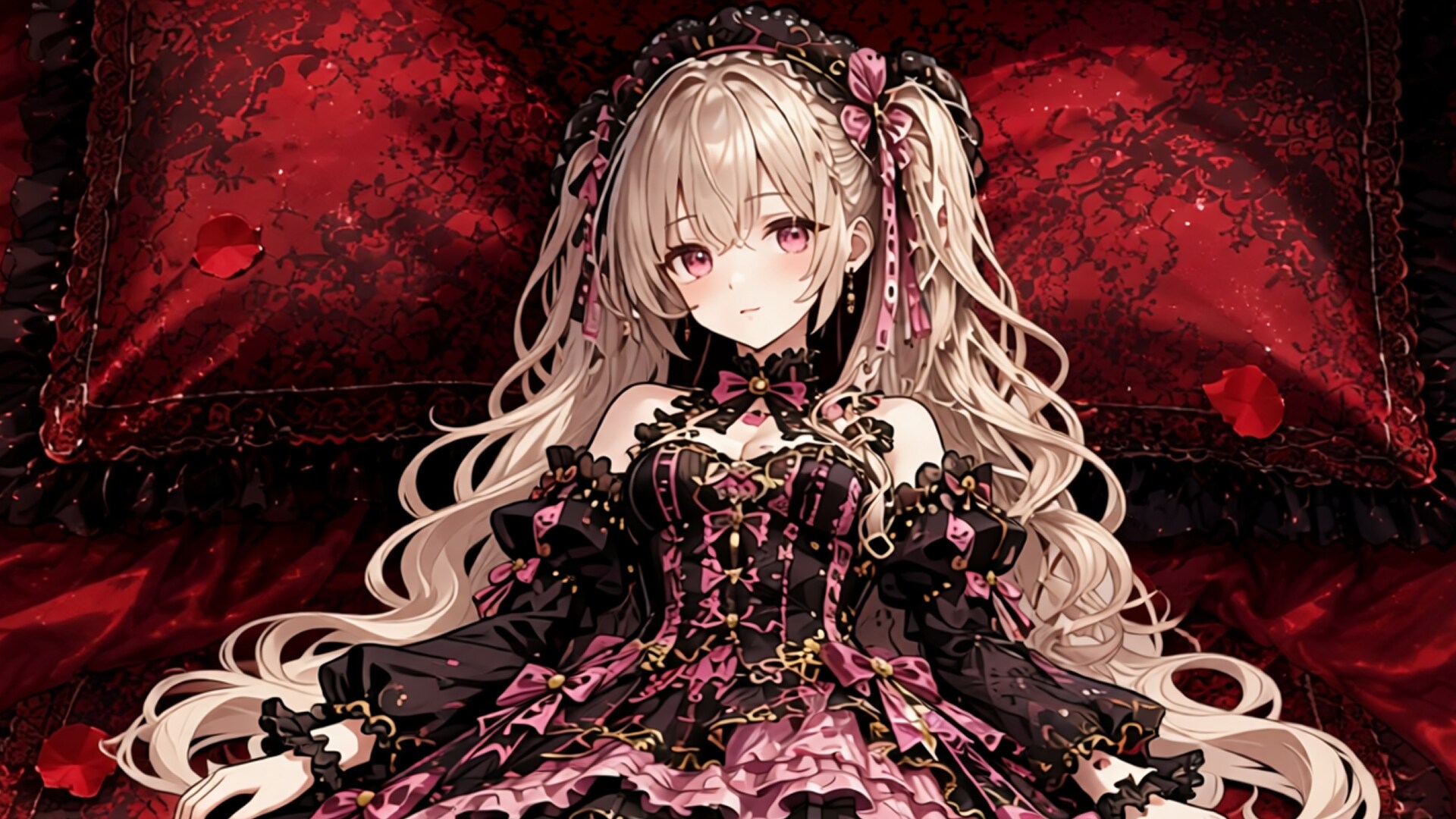 金髪少女とドレス　その2