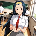 【スーパーリアル麻雀P7】麻比奈夏姫：学校生活【軽量版】 4枚目