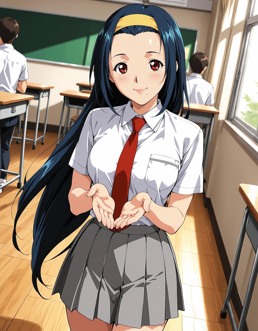 【スーパーリアル麻雀P7】麻比奈夏姫：学校生活【軽量版】
