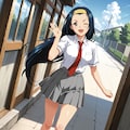 【スーパーリアル麻雀P7】麻比奈夏姫：学校生活【軽量版】 2枚目