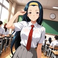 【スーパーリアル麻雀P7】麻比奈夏姫：学校生活【軽量版】 3枚目