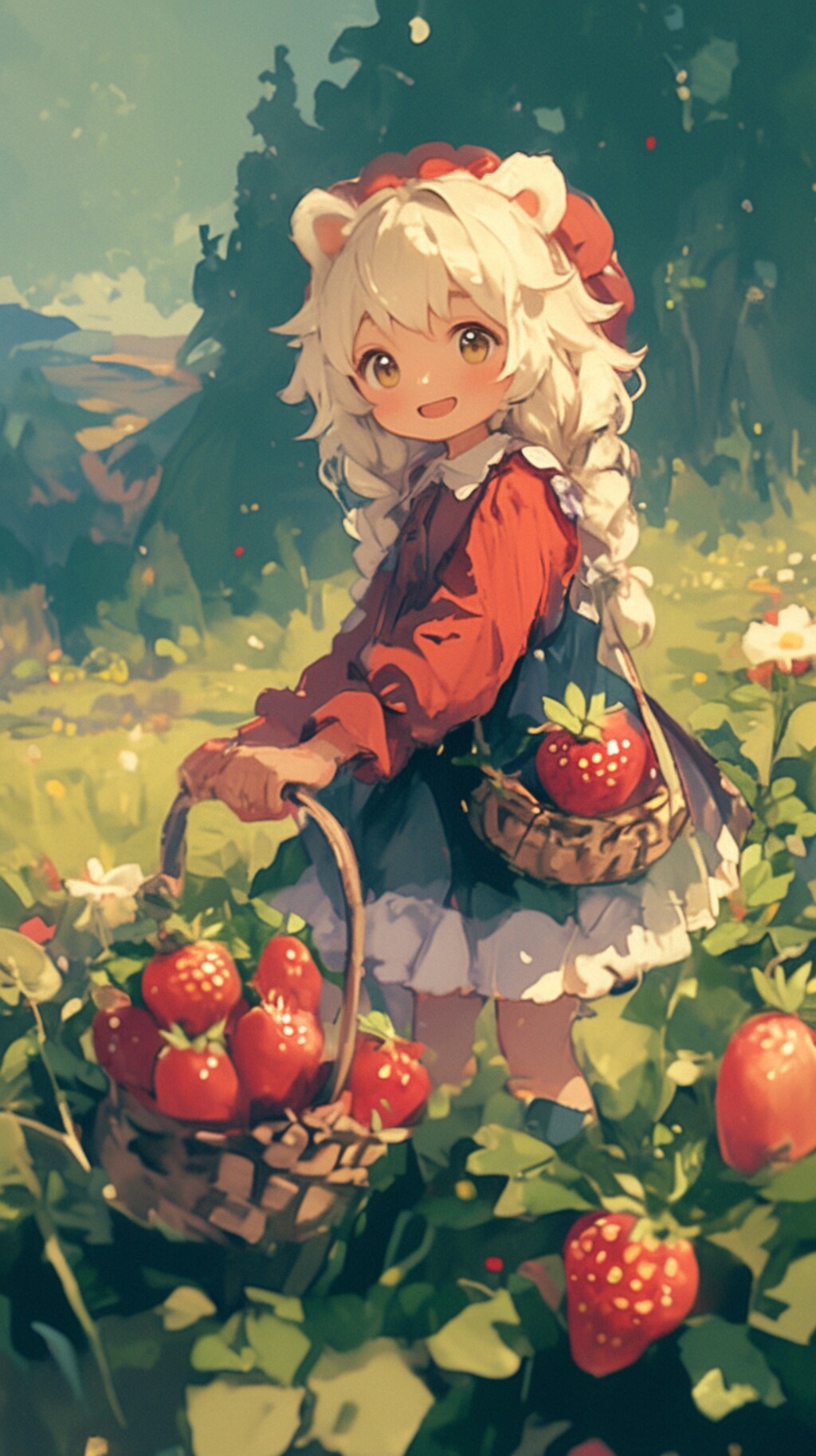 🍓くま娘のイチゴ狩り🍓②