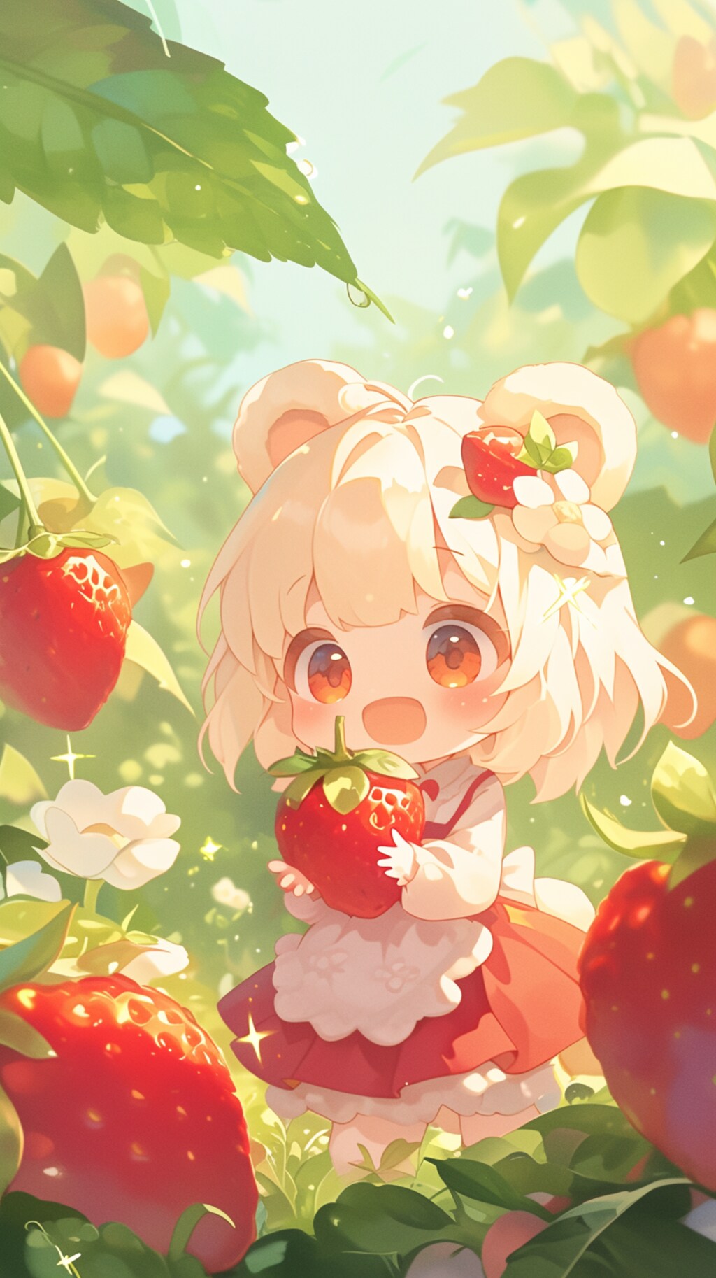 🍓くま娘のイチゴ狩り🍓②