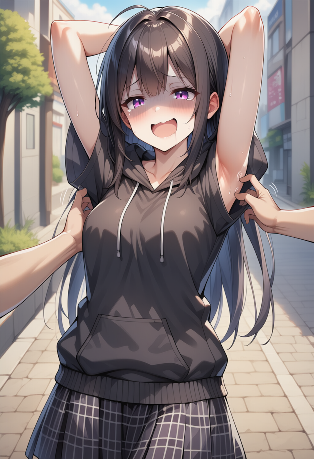 「陰キャちゃんは可愛いよ！可愛いんだからそんな表情しないで！ほら、笑って！」 「ひゃあっ？！そ、そんな…可愛くなんてない…だめ！笑った顔みないで…あははははははは！」