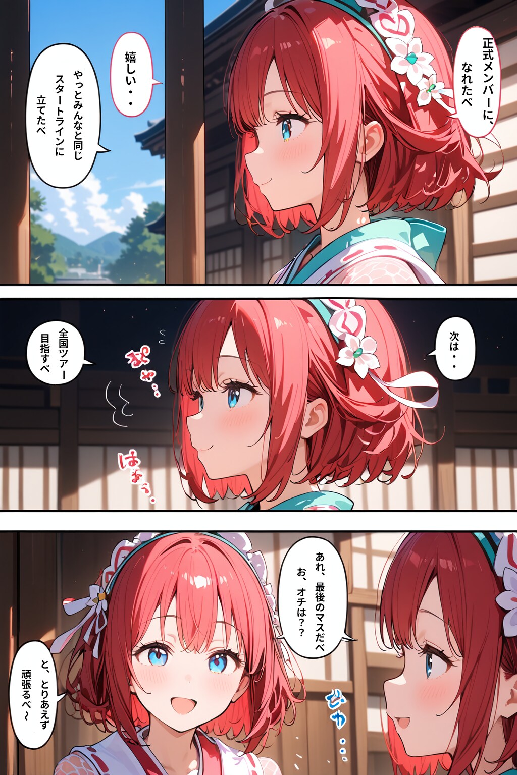 お礼参りだよ！カエデちゃん