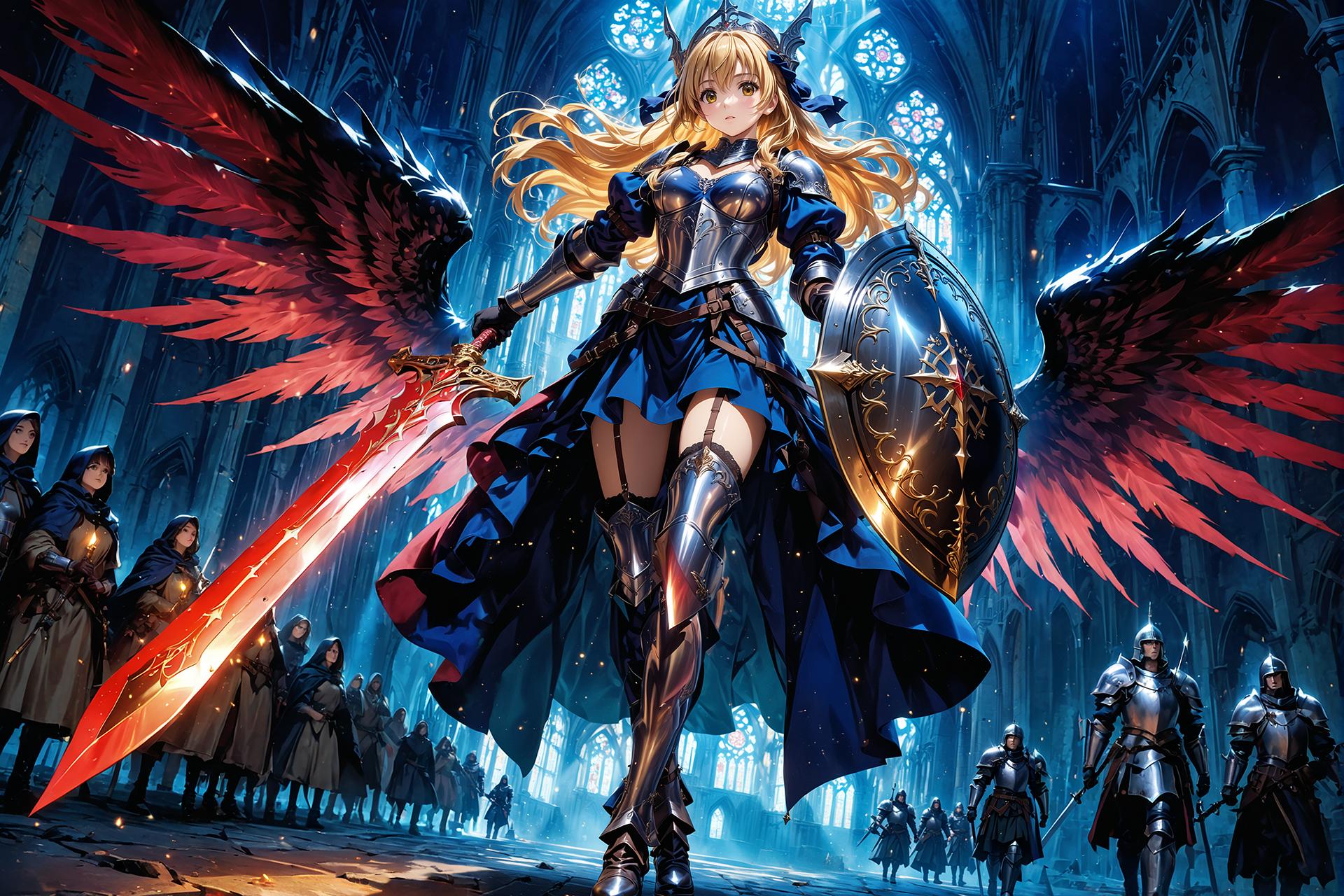 聖騎士降臨 | の人気AIイラスト・グラビア