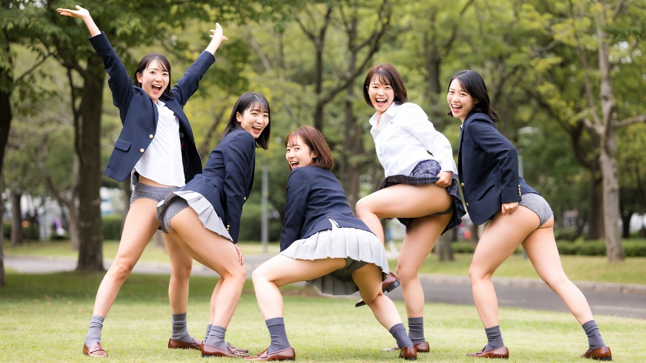 スナップショット　ハイテンション×集団パンチラ