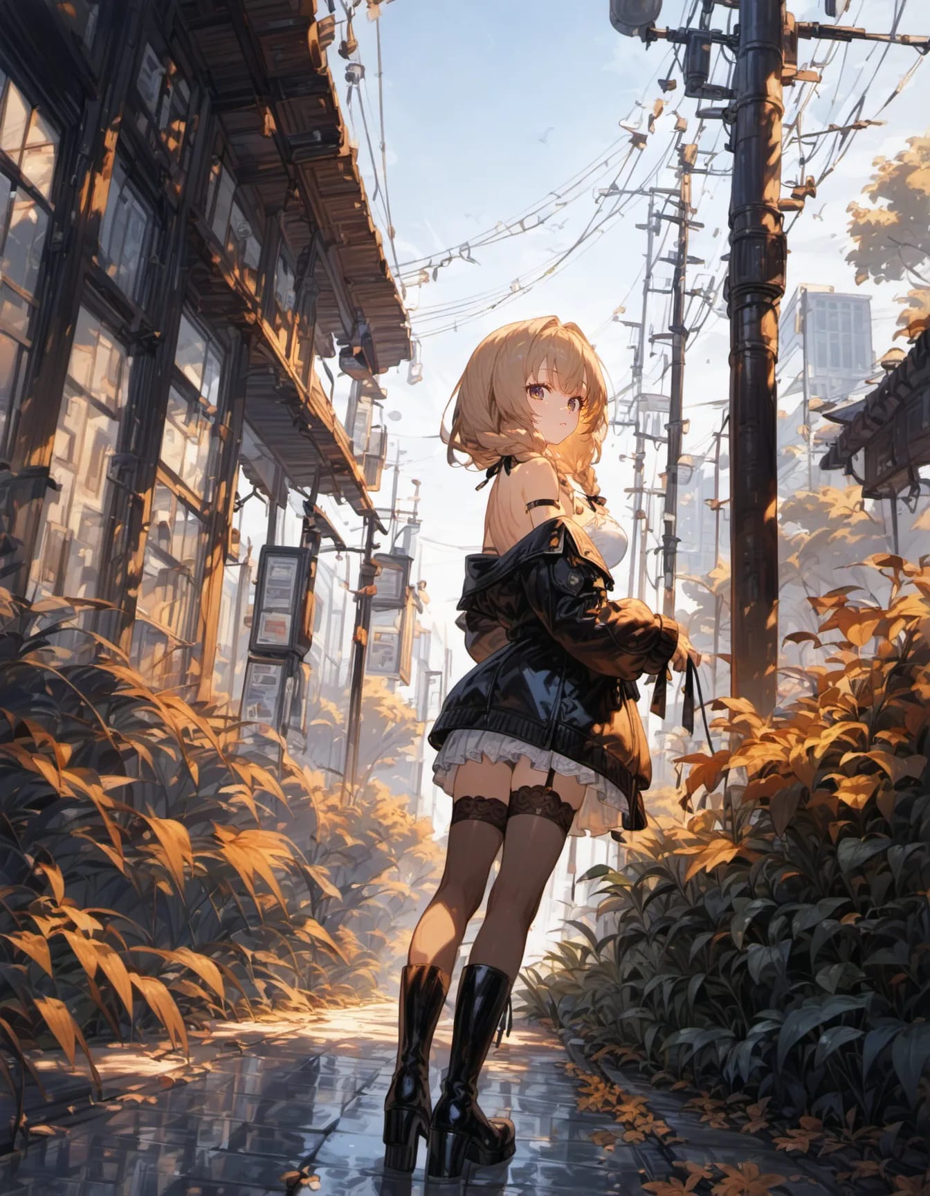 Looking Back at Sunset
