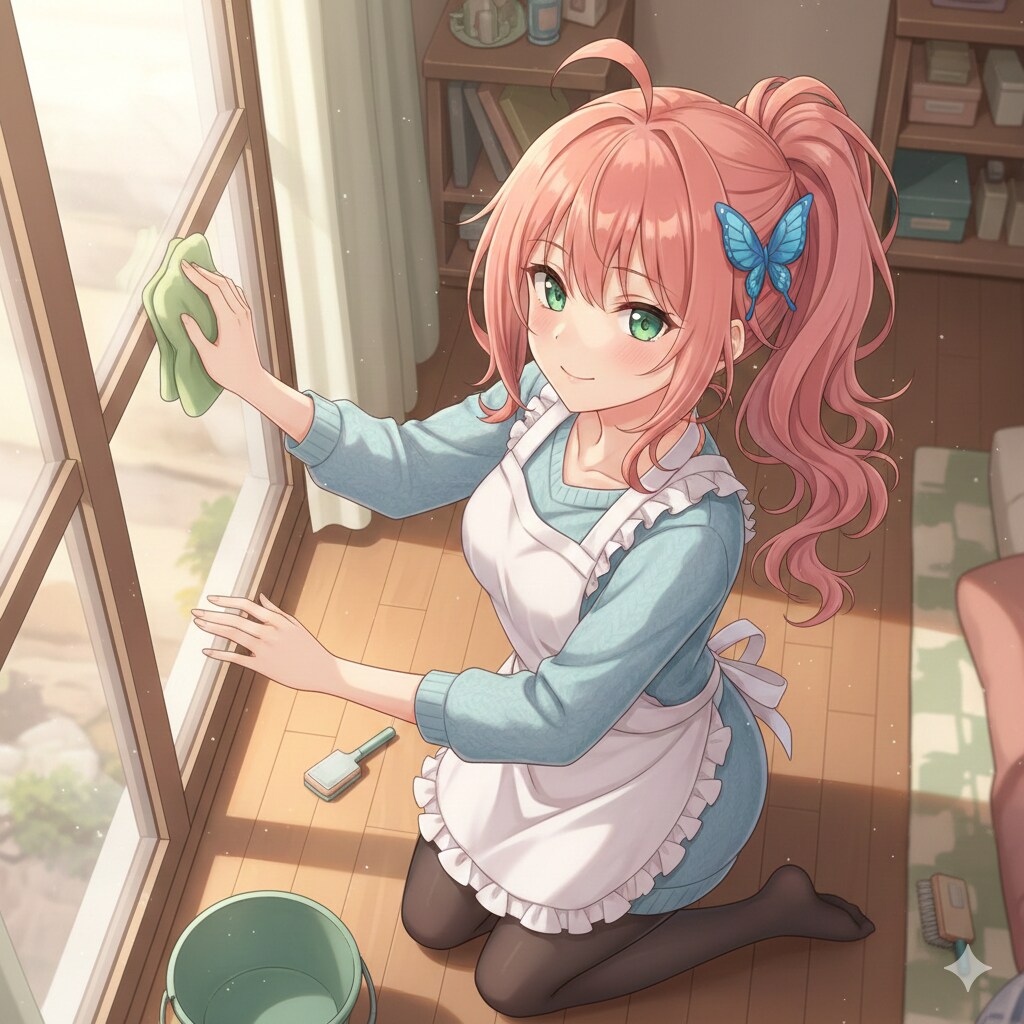 年末の大掃除は大忙し！ | の人気AIイラスト・グラビア