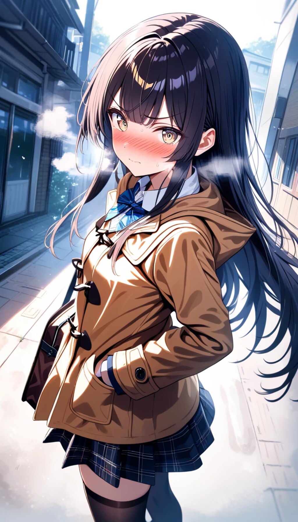 『やっときた！　もぉ、寒かったんだから！』妹ちゃん