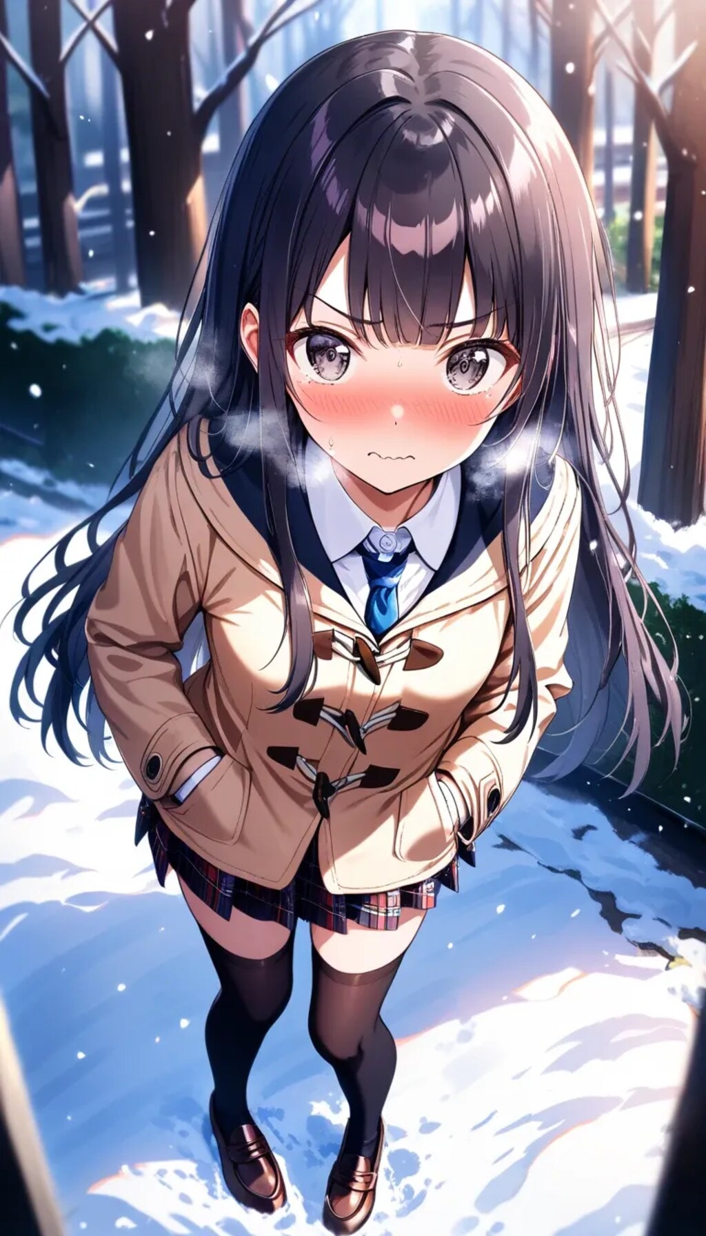 『やっときた！　もぉ、寒かったんだから！』妹ちゃん