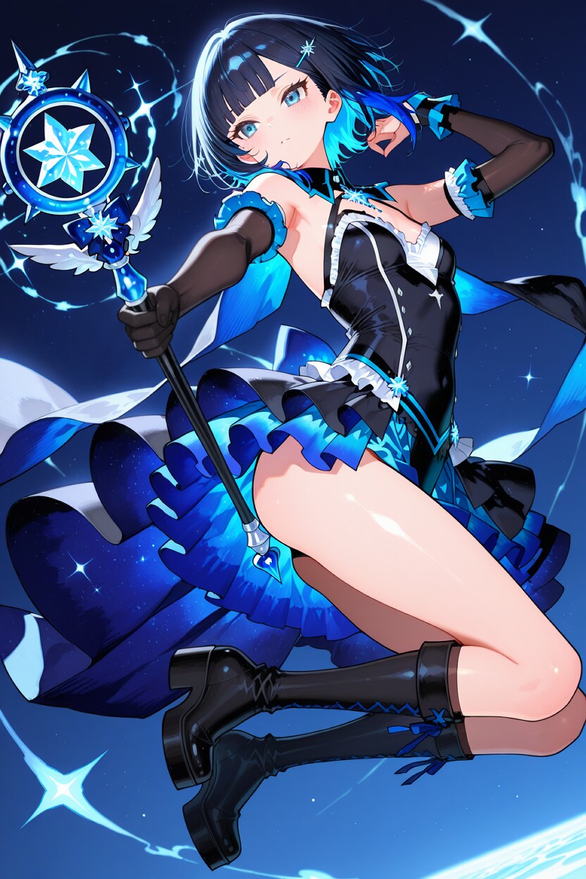 ファンタジー世界の美少女魔法使い