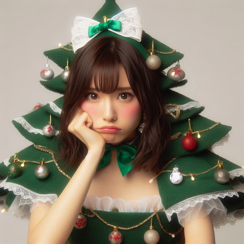 クリスマスツリー担当のメイド23号