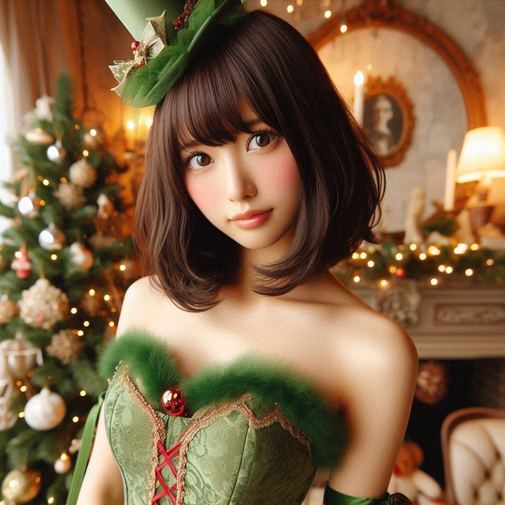 クリスマスツリー担当のメイド23号