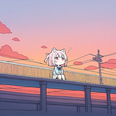 夕暮れ