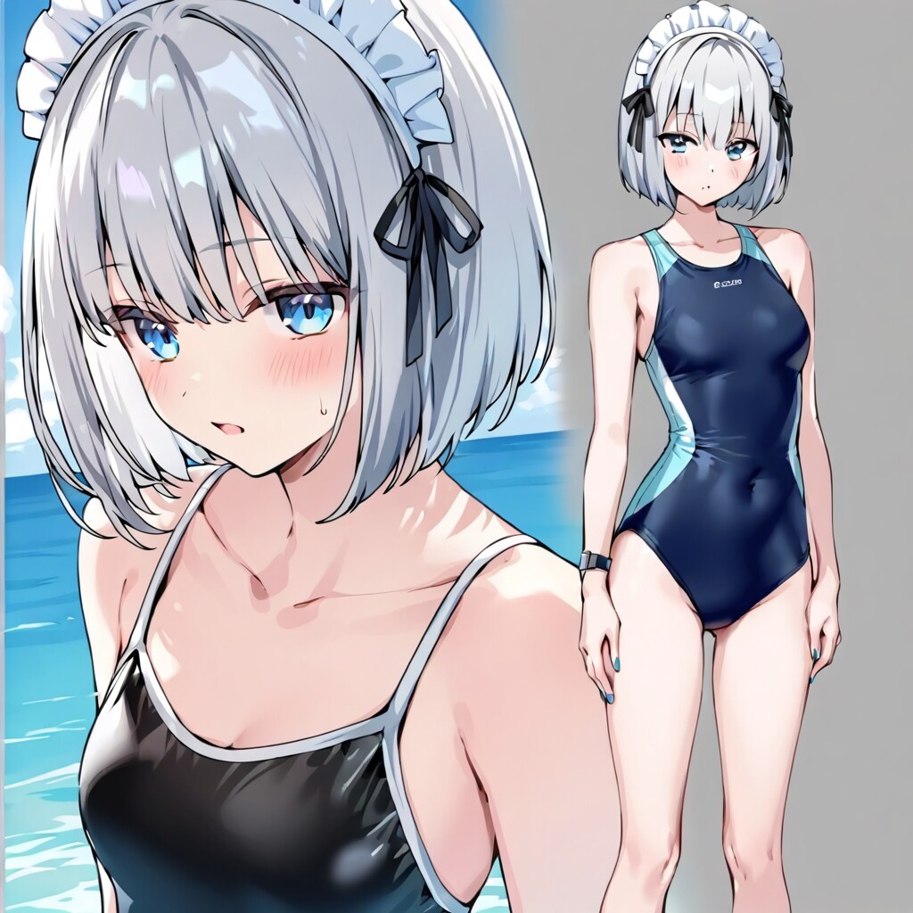 メイドのスク水