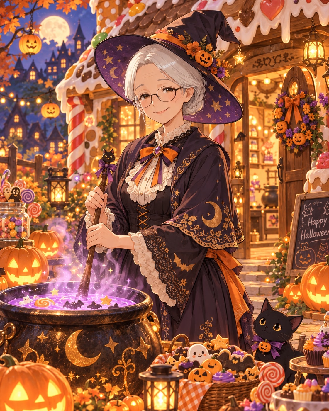 お菓子の家の文おばあちゃん🧙‍♀️ | の人気AIイラスト・グラビア