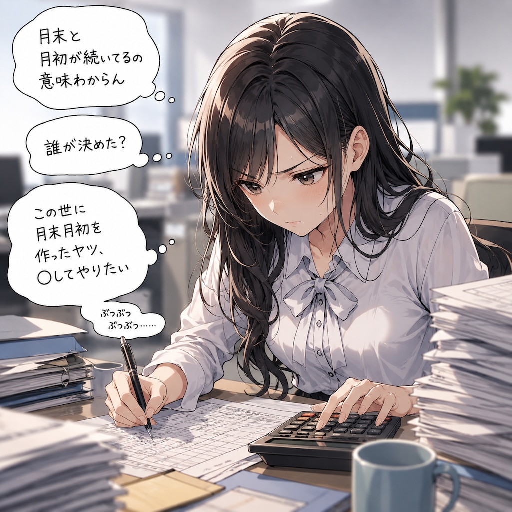 月末と月初の間に余裕を入れるべき
