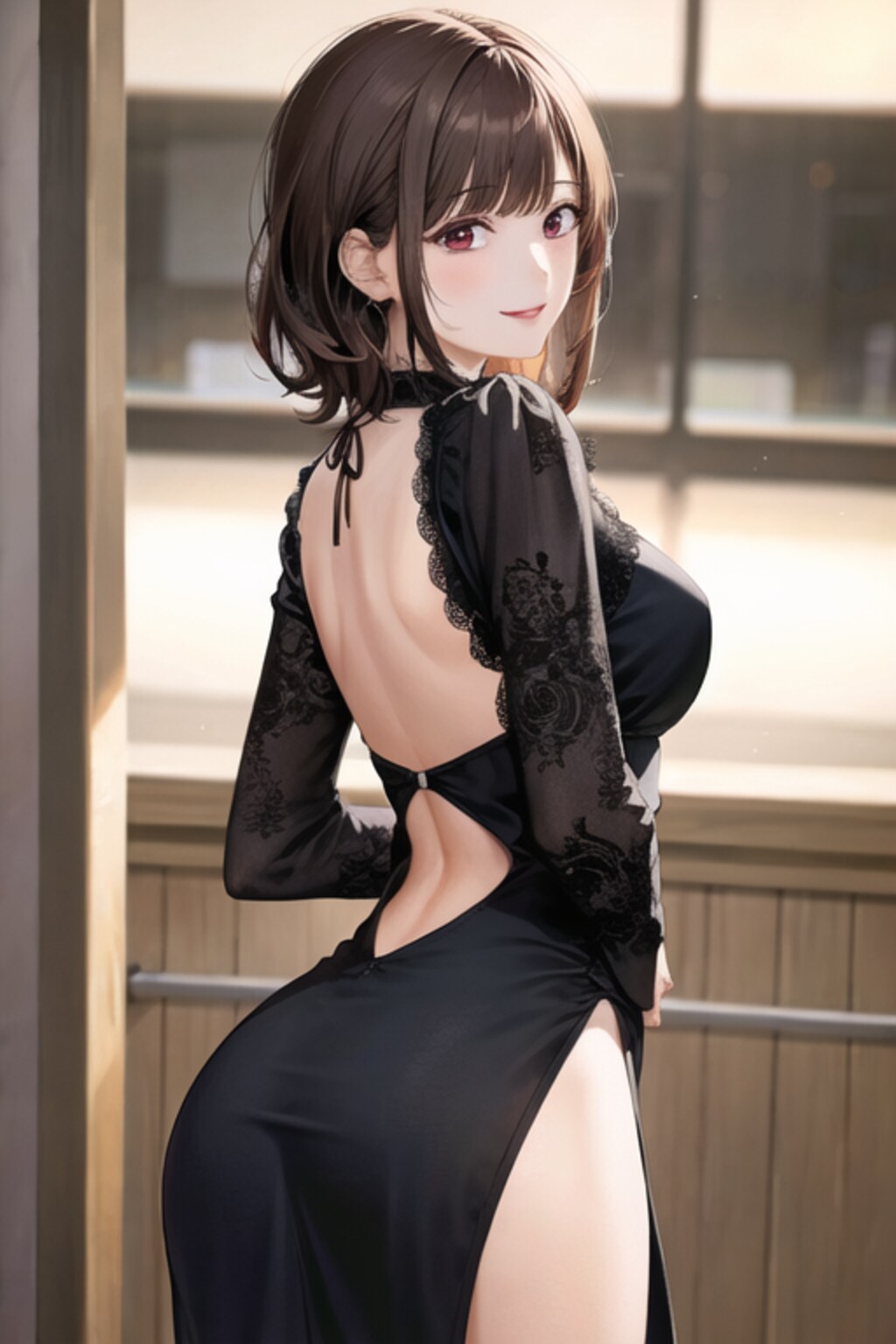 Backless Dress 03