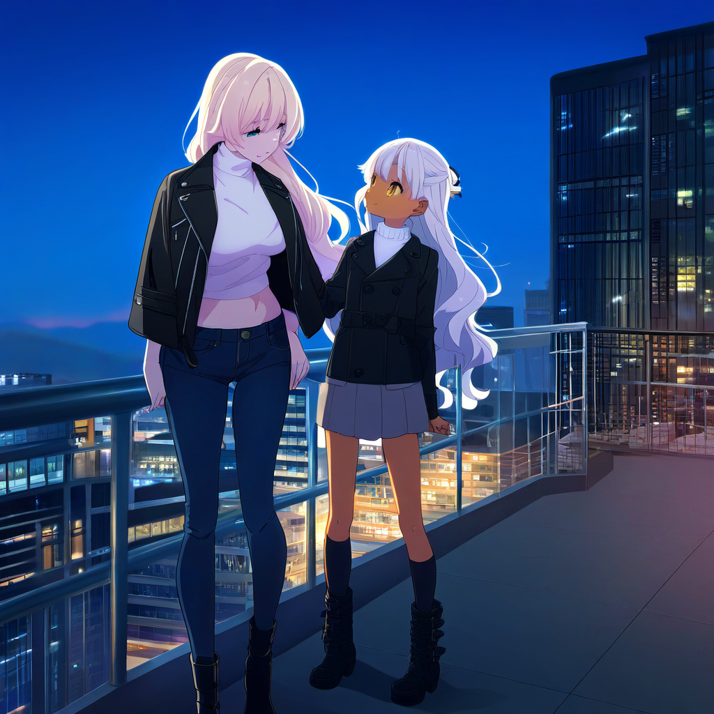 看板娘57　星空の下で3