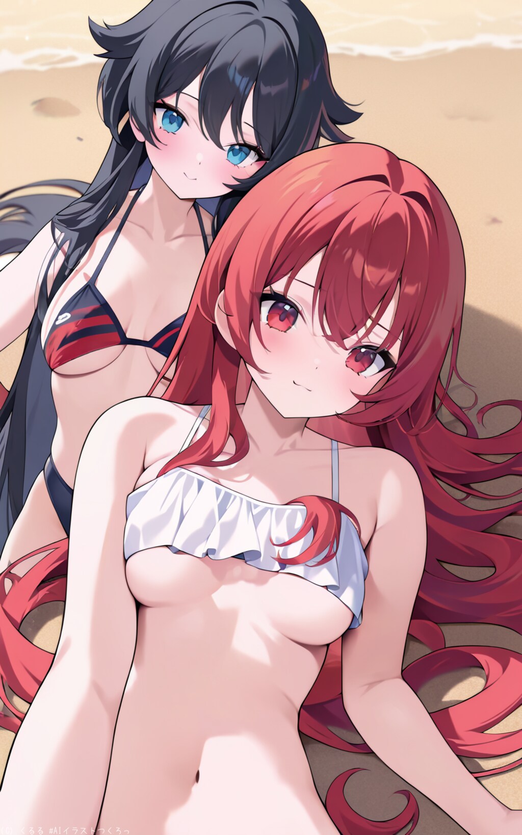 仲良し水着ぎゃる