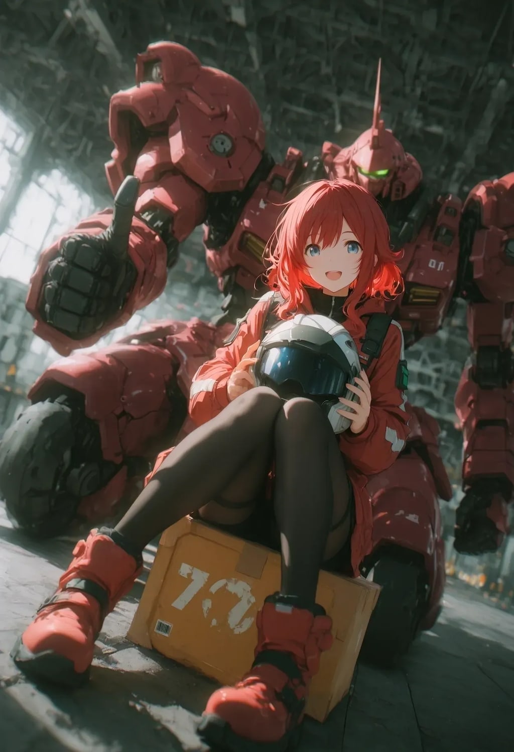 「私の愛機を紹介するねっ！👍️」