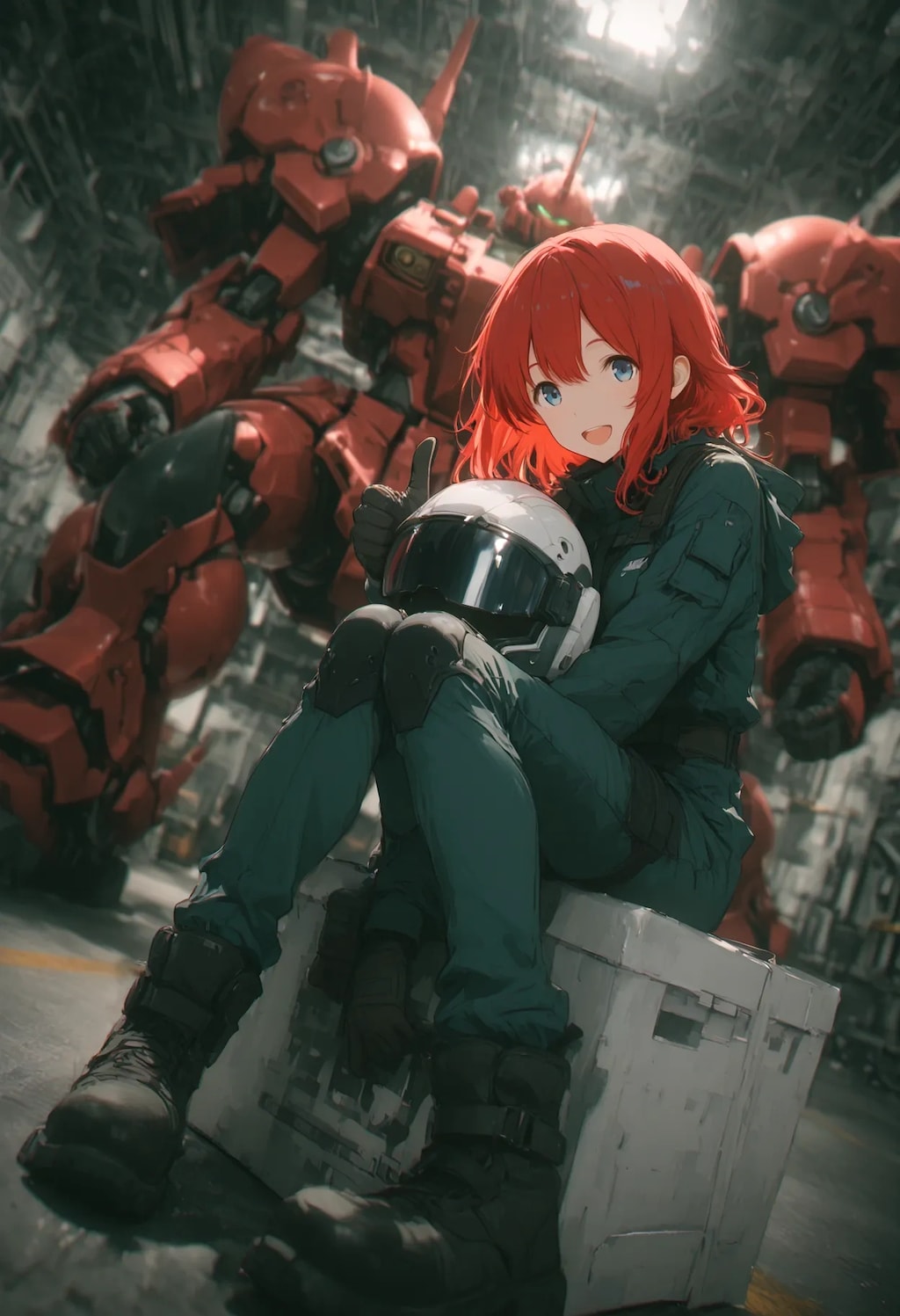 「私の愛機を紹介するねっ！👍️」